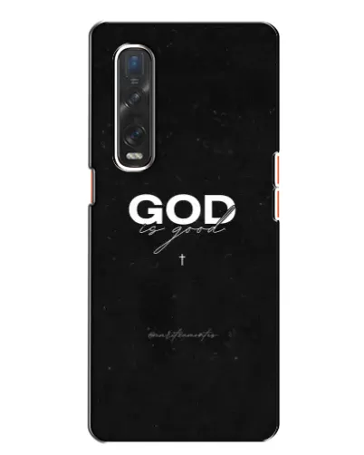 Чехол для OPPO Find X2 с картинкой «GOD — Бог над всем»