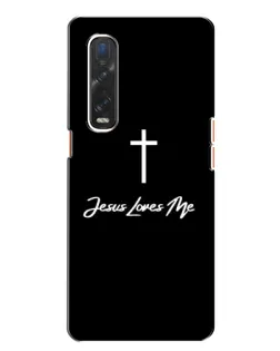 Чехол для OPPO Find X2 с картинкой «Иисус любит тебя»