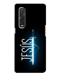 Чехол для OPPO Find X2 с картинкой «Меч Духа Jesus»