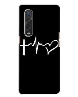 Чехол для OPPO Find X2 с картинкой «Пульс веры»