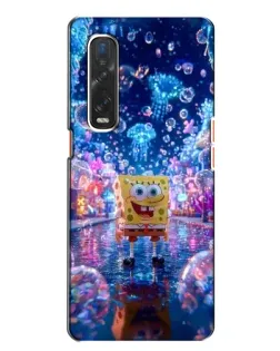 Чехол для OPPO Find X2 с картинкой «Неоновый океан»