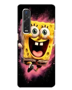 Чехол для OPPO Find X2 с картинкой «Взрывной Спанч Боб»