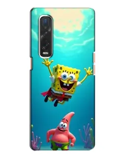 Чехол для OPPO Find X2 с картинкой «Спанч Боб под водой» Чехол для OPPO Find X2 с картинкой «Спанч Боб под водой»