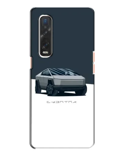 Чехол для OPPO Find X2 с картинкой «Серебристый Cybertruck Tesla» Чехол для OPPO Find X2 с картинкой «Серебристый Cybertruck Tesla»