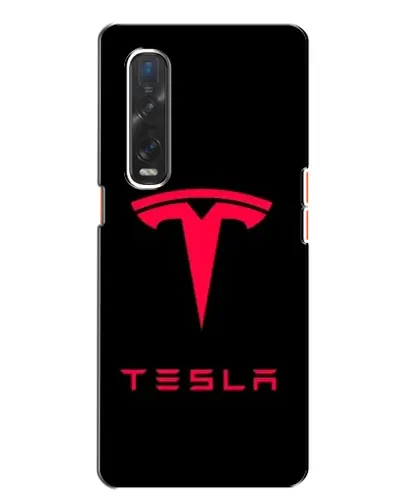 Чехол для OPPO Find X2 с картинкой «Tesla Red Logo» Чехол для OPPO Find X2 с картинкой «Tesla Red Logo»