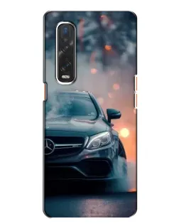 Чохол для OPPO Find X2 з картинкою «Mercedes — нічне місто»
