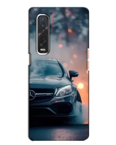 Чехол для OPPO Find X2 с картинкой «Mercedes — ночной город» Чехол для OPPO Find X2 с картинкой «Mercedes — ночной город»