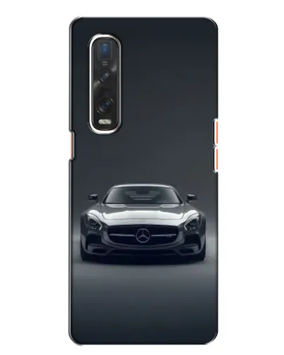 Чехол для OPPO Find X2 с картинкой «Mercedes на черном» Чехол для OPPO Find X2 с картинкой «Mercedes на черном»