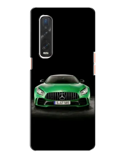 Чехол для OPPO Find X2 с картинкой «Mercedes — неоновый лого» Чехол для OPPO Find X2 с картинкой «Mercedes — неоновый лого»