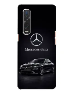 Чехол для OPPO Find X2 с картинкой «Mercedes — решетка радиатора»