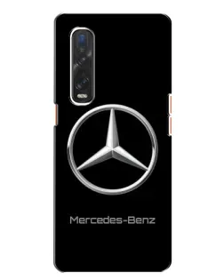 Чехол для OPPO Find X2 с картинкой «Mercedes Silver Logo»