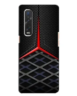 Чехол для OPPO Find X2 с картинкой «Mercedes Carbon Grid»