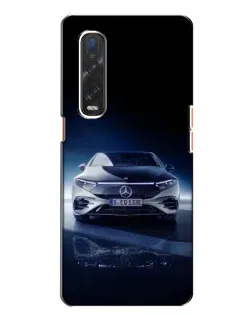 Чехол для OPPO Find X2 с картинкой «Ночной Mercedes EQ»