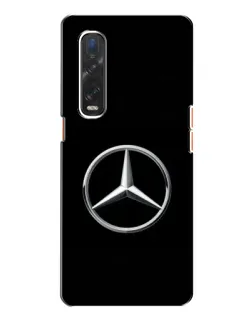 Чехол для OPPO Find X2 с картинкой «Mercedes классический лого»
