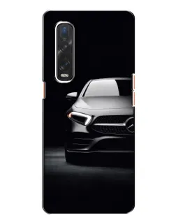 Чехол для OPPO Find X2 с картинкой «Свет фар Mercedes»