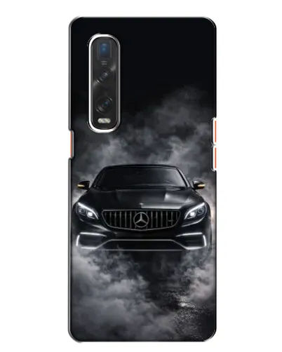 Чехол для OPPO Find X2 с картинкой «Mercedes в дыму» Чехол для OPPO Find X2 с картинкой «Mercedes в дыму»