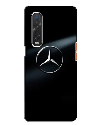 Чехол для OPPO Find X2 с картинкой «Mercedes на металле» Чехол для OPPO Find X2 с картинкой «Mercedes на металле»