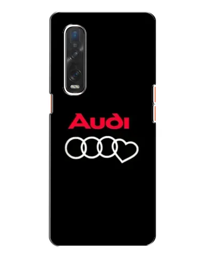 Чехол для OPPO Find X2 с картинкой «Логотип Audi Heart»