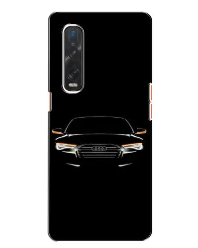 Чехол для OPPO Find X2 с картинкой «Audi — ночной контур»