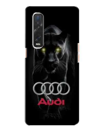 Чехол для OPPO Find X2 с картинкой «Пантера и Audi»