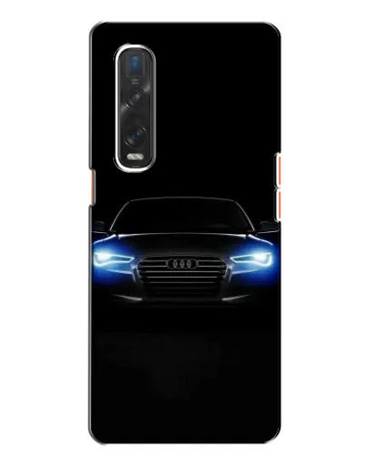 Чехол для OPPO Find X2 с картинкой «Audi в неоне»