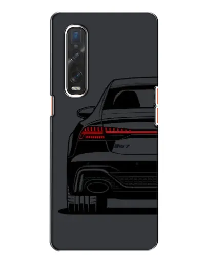Чехол для OPPO Find X2 с картинкой «Задняя часть Audi — арт»