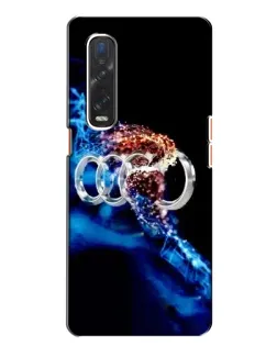 Чехол для OPPO Find X2 с картинкой «Энергия лого Audi»