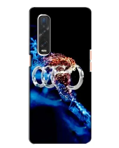 Чехол для OPPO Find X2 с картинкой «Энергия лого Audi»