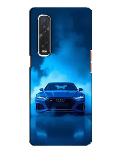 Чехол для OPPO Find X2 с картинкой «Audi — голубая энергия»