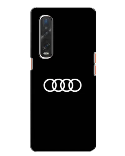 Чехол для OPPO Find X2 с картинкой «Audi White Logo»