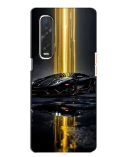 Чохол для OPPO Find X2 з картинкою «Нічний Lamborghini драйв»