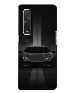 Чохол для OPPO Find X2 з картинкою «Lamborghini симетрія доріг»
