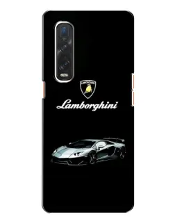 Чохол для OPPO Find X2 з картинкою «Логотип Lamborghini класика»