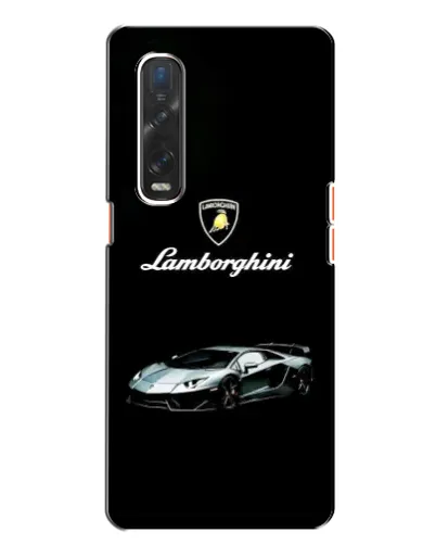 Чехол для OPPO Find X2 с картинкой «Логотип Lamborghini классика»