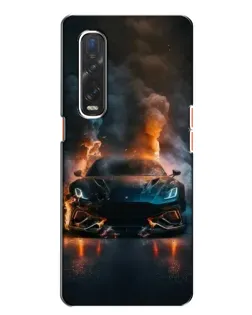 Чохол для OPPO Find X2 з картинкою «Lamborghini димна естетика»