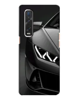 Чохол для OPPO Find X2 з картинкою «Lamborghini фари деталізація»