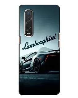 Чохол для OPPO Find X2 з картинкою «Класичний Lamborghini надпис»