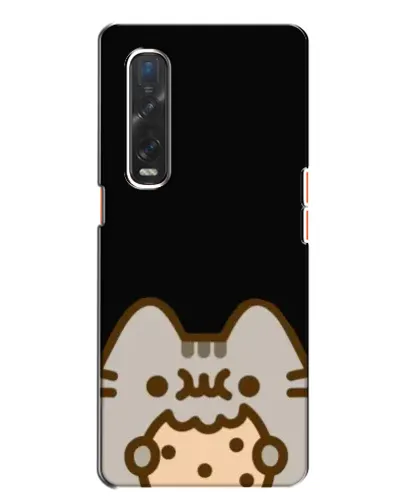 Чехол для OPPO Find X2 с картинкой «Пушин на черном»