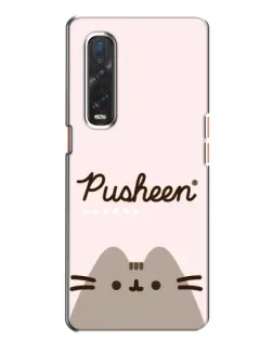 Чехол для OPPO Find X2 с картинкой «Pusheen логотип»