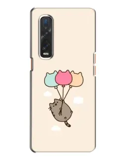 Чехол для OPPO Find X2 с картинкой «Пушин на шариках»