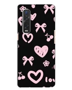 Чехол для OPPO Find X2 с картинкой «Сатиновый бант»
