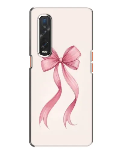 Чехол для OPPO Find X2 с картинкой «Розовый бант»