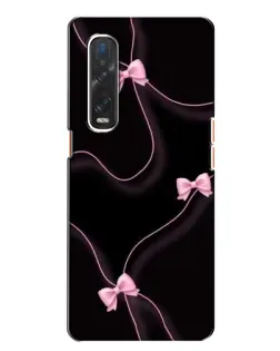 Чехол для OPPO Find X2 с картинкой «Розовые ленты»