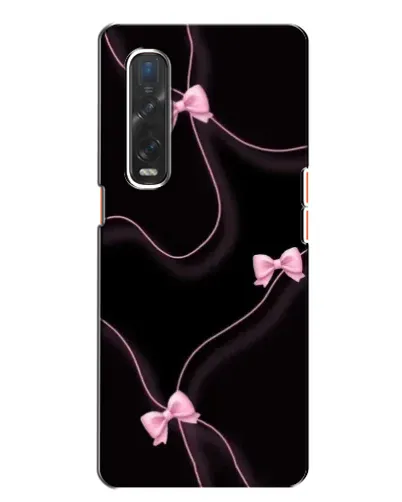 Чехол для OPPO Find X2 с картинкой «Розовые ленты»