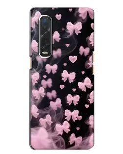 Чехол для OPPO Find X2 с картинкой «Неоновое кружево»