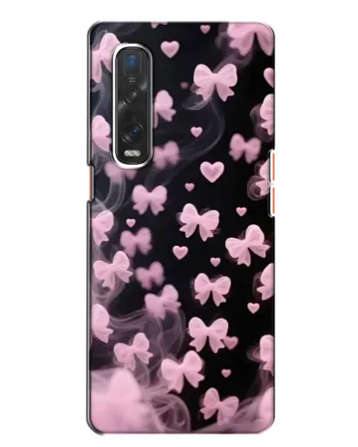 Чехол для OPPO Find X2 с картинкой «Неоновое кружево»