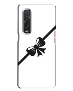 Чехол для OPPO Find X2 с картинкой «Диагональный бант»