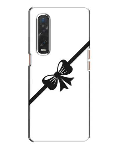 Чехол для OPPO Find X2 с картинкой «Диагональный бант»