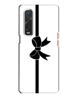 Чехол для OPPO Find X2 с картинкой «Вертикальный бант»