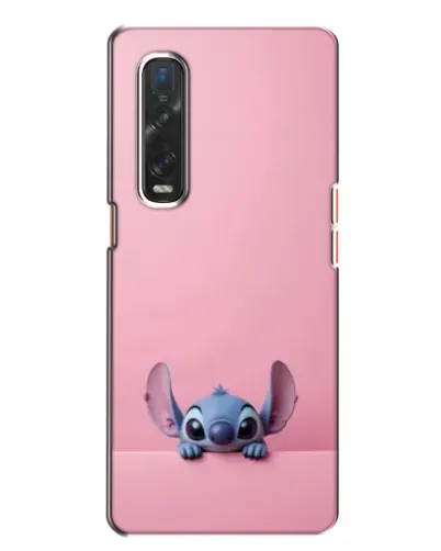 Чехол для OPPO Find X2 с картинкой «Stitch выглядывает»